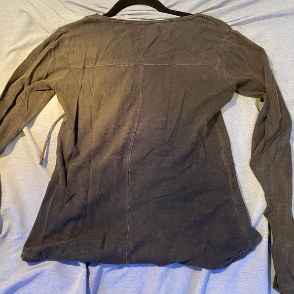 Women’s Lucky Brand Long Sleeve top with lace up - Picture 4 of 4